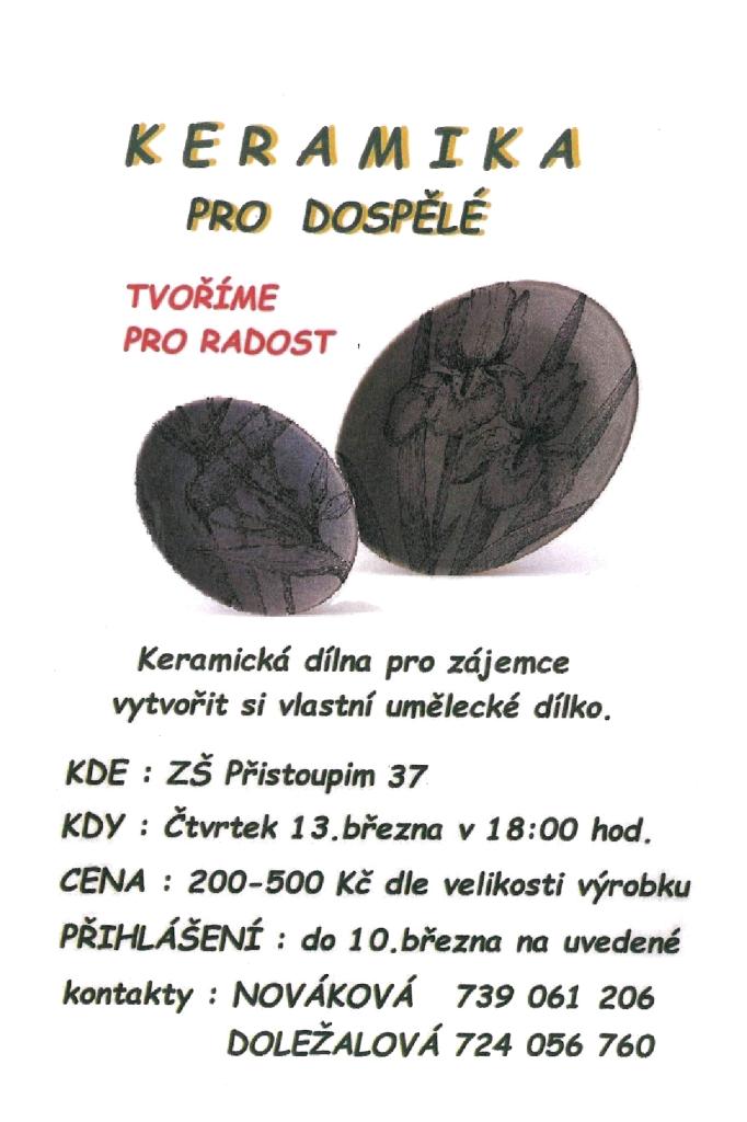 Keramika pro dospělé 
